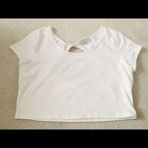 Plain White Crop Top